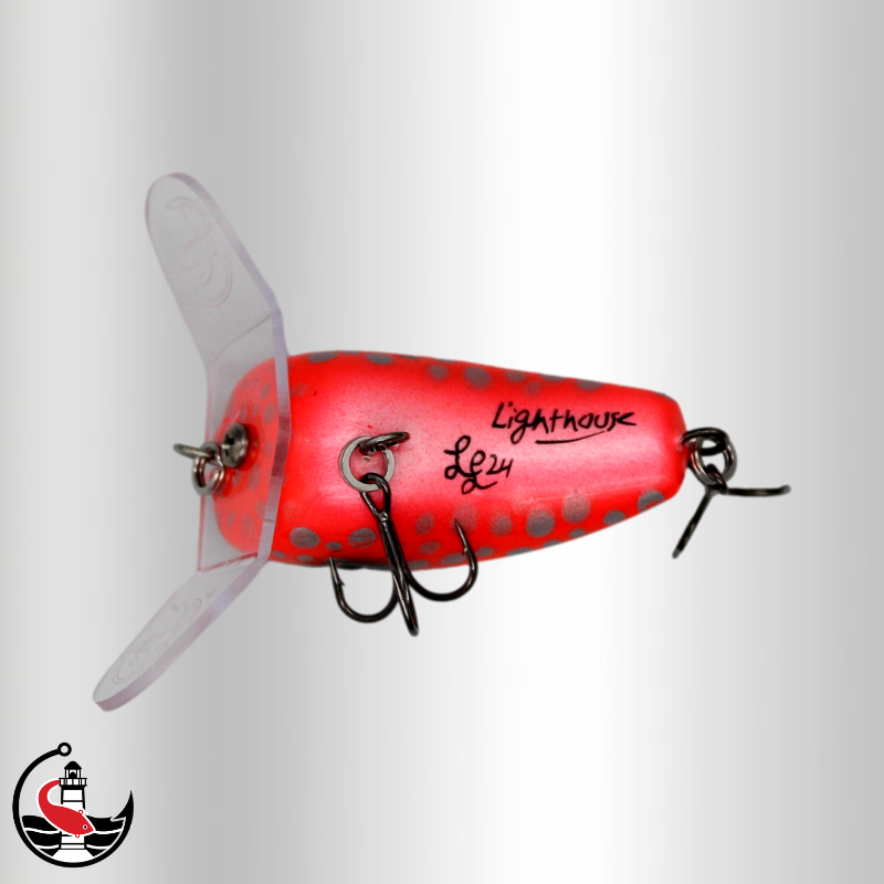 "Stormer ST50" 50mm Surface Lure - Red Fire Fly