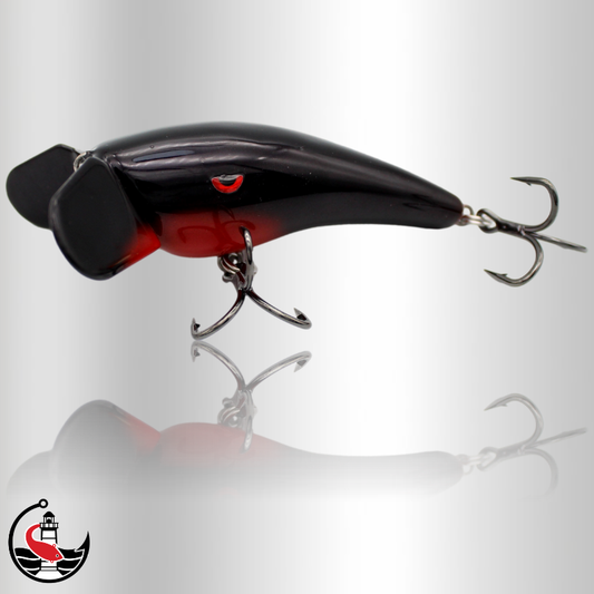 "Stormer" ST90 90mm Surface Lure - Black Knight