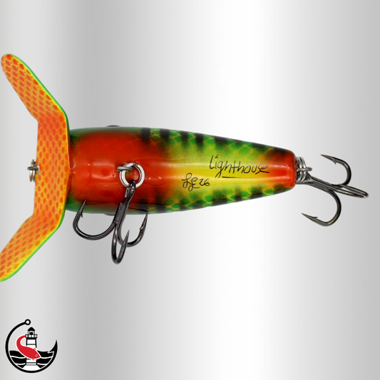 "Stormer" ST90 90mm Surface Lure - Green Tiger