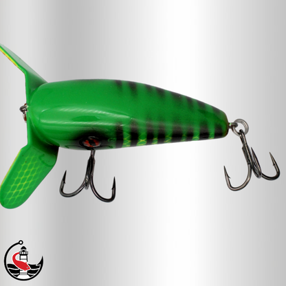 "Stormer" ST90 90mm Surface Lure - Green Tiger