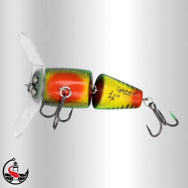 "Stormer ST90J" Jointed 90mm Surface Lure - Green Tune