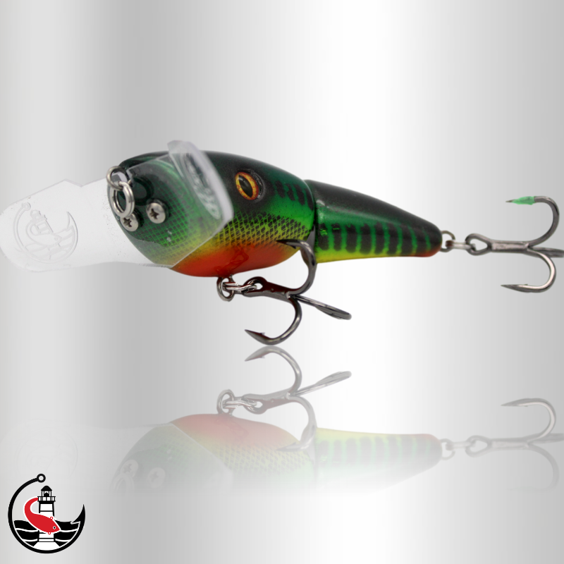 "Stormer ST90J" Jointed 90mm Surface Lure - Green Tune