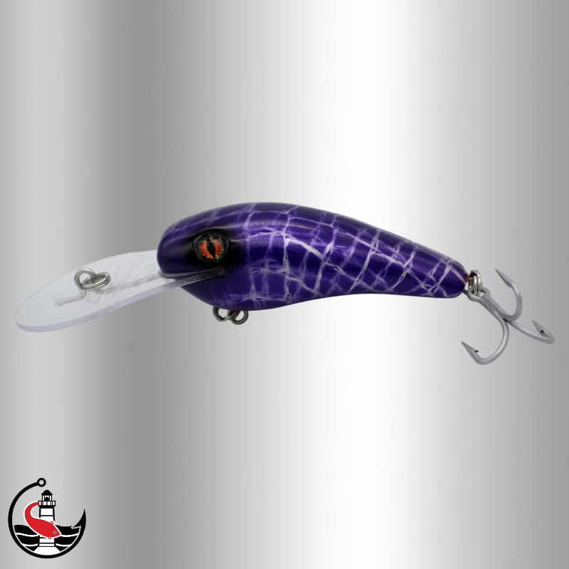 "Stomper 90" 90mm Deep Diver - Purple Gremlin