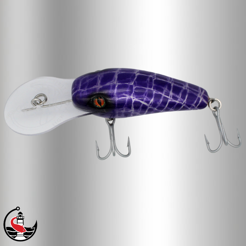 "Stomper 90" 90mm Deep Diver - Purple Gremlin