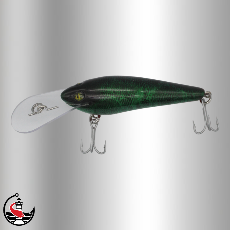 "Scorcher" LS75 75mm Deep Diver - Green Reflector