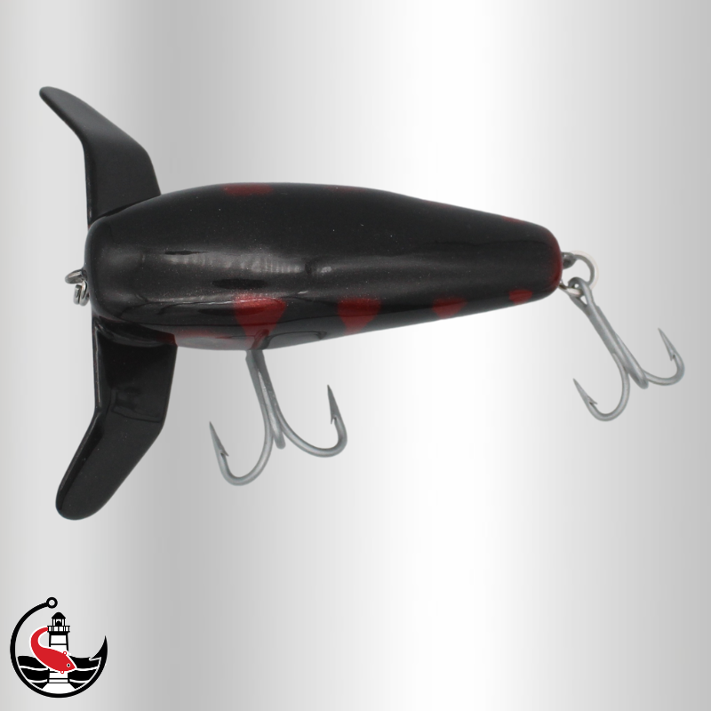 "Stormer" ST90 90mm Surface Lure - Black Devil